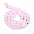 Krystal Perler, Austrian Crystal, Pink, Bicones, (3x3 - 3,5mm) - Uniq Perler - 0000010419