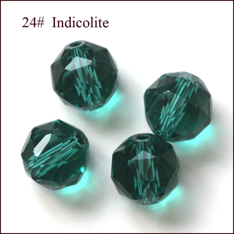 Krystal Perler, Facetteret, 6mm, 10 Stk - Uniq Perler - 0000013045, 023989545673913921542843, 023989545673911162044845