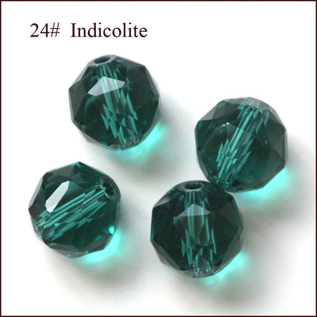 Krystal Perler, Facetteret, 6mm, 10 Stk - Uniq Perler - 0000013045, 023989545673913921542843, 023989545673911162044845