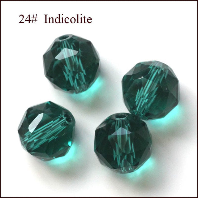 Krystal Perler, Facetteret, 6mm, 10 Stk - Uniq Perler - 0000013045, 023989545673913921542843, 023989545673911162044845