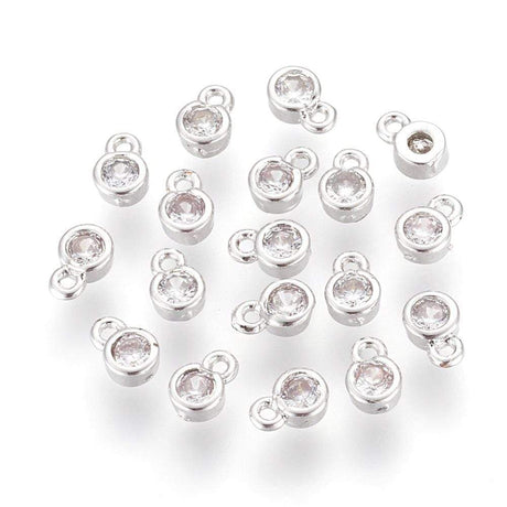 Kubisk Zirkonia Vedhæng, 6x4x2mm - Uniq Perler - 0000003437, 027379845688914077742844