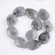 Labradorit – Grå, Dråbeformet (18x13mm) - Uniq Perler - 2323123115