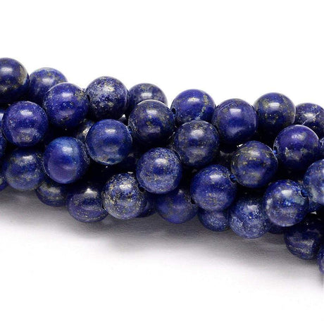 Lapis Lazuli, Blå, ( 4mm) - Uniq Perler - 0000005188