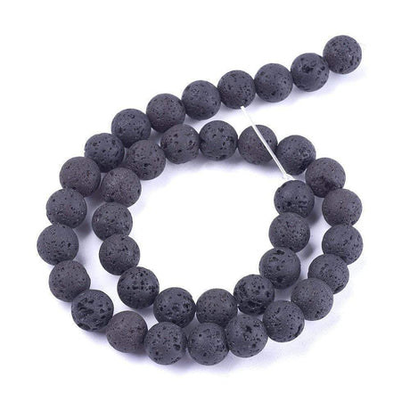 Lava Perler, Sort, (4mm) - Uniq Perler - 000001678