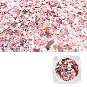 Small Container With Pink Glitter - Uniq Perler - 0000008859