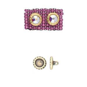 Loutro Led Til Erstatning For 1 X Delica Perle 11/0 (Antik Forgyldt) - Uniq Perler - 0000005133