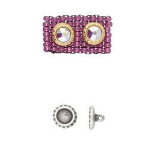 Loutro Led Til Erstatning For 1 X Delica Perle 11/0 (Antik Sølv) - Uniq Perler - 007876454