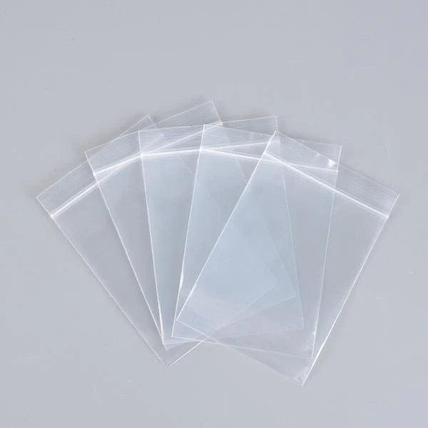 Lynlåsposer – Ekstra Tykke, 5x4cm (100 Stk.) - Uniq Perler - 6211478