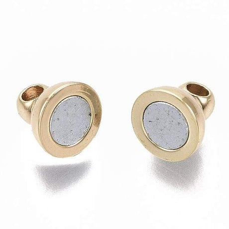 Magnet Lås - 18K Forgyldt (15mm) - Uniq Perler - 0000002379