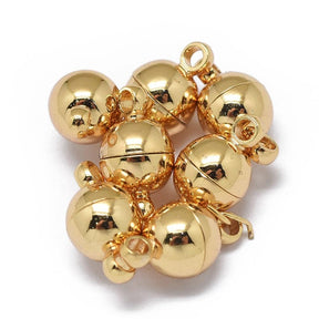 Magnet Lås – 24K Langvarig Forgylt Messing (11,5x6mm) - Uniq Perler - 0000004510