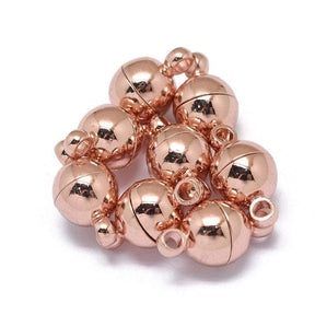 Magnet Verschluss – Langlebige rosa Vergoldung (14x5mm) - Uniq Perler - 0000006547, 190267545670912409948844
