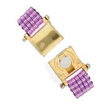 Magnet Lås Til Miyuki Delica Perler – Forgyldt (1 Sæt) - Uniq Perler - 0000003378