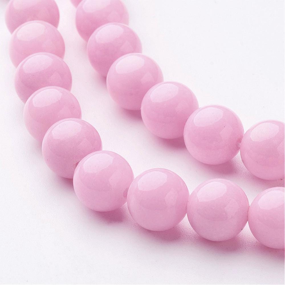 Mashan Jade, Rosa, (4mm) - Uniq Perler - 767985