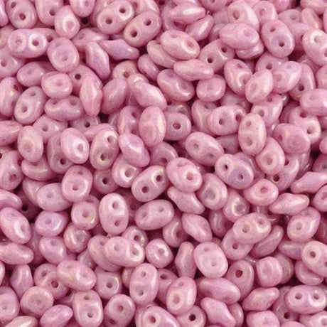 Matubo Mini Duo, Chalk Lila Luster, 2x4mm, 8gr - Uniq Perler - 0000004570