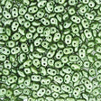 Matubo Mini Duo, Pastel Olivine, 2x4mm, 8gr - Uniq Perler - 4573, 2346443