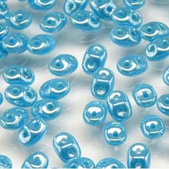 Matubo Mini Duo, Turquoise Blue, 2x4mm, 8gr - Uniq Perler - 4574, 43253632
