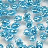 Matubo Mini Duo, Turquoise Blue, 2x4mm, 8gr - Uniq Perler - 4574, 43253632