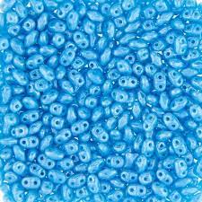 Matubo Mini Duo, Turquoise Blue, 2x4mm, 8gr - Uniq Perler - 4574, 43253632