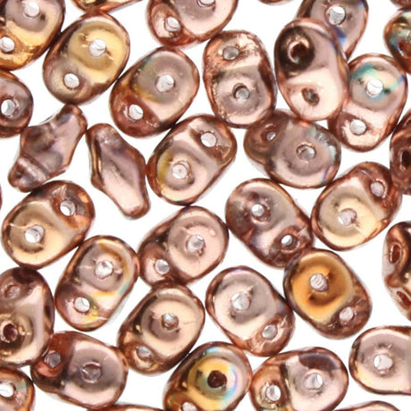 Matubo Super Duo, Crystal Santander, 2,5x5mm, 22,5gr - Uniq Perler - 0790524665815