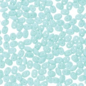 Matubo Super Duo, Mat Mint, 2,5x5mm, 22,5gr - Uniq Perler - 790524610563