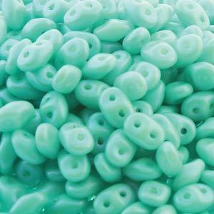 Matubo Super Duo, Tropical Mint, 2,5x5mm, 22,5gr - Uniq Perler - 0000004590