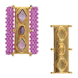 Mellemstykke Til Miyuki/Små Seed Beads 31x14,2mm - Uniq Perler - 0000009264