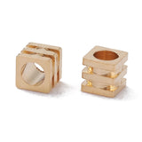 Metal Perler, Kubeformet, 24K Langtidsholdbar Forgyldning, 2,5mm, 25 Stk - Uniq Perler - 0000007767, 167220145628914916142847