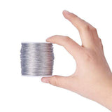 Metallisk Tråd – Sølv, (2mm, 50m) - Uniq Perler - 352854