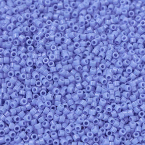 Miyuki Delica Beads, DB 0730, Opaque Periwinkle, 11/0 - Uniq Perler - 00765463