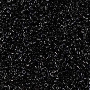 Miyuki Delica Perler, DB 10, Black, 11/0 - Uniq Perler - 8973599
