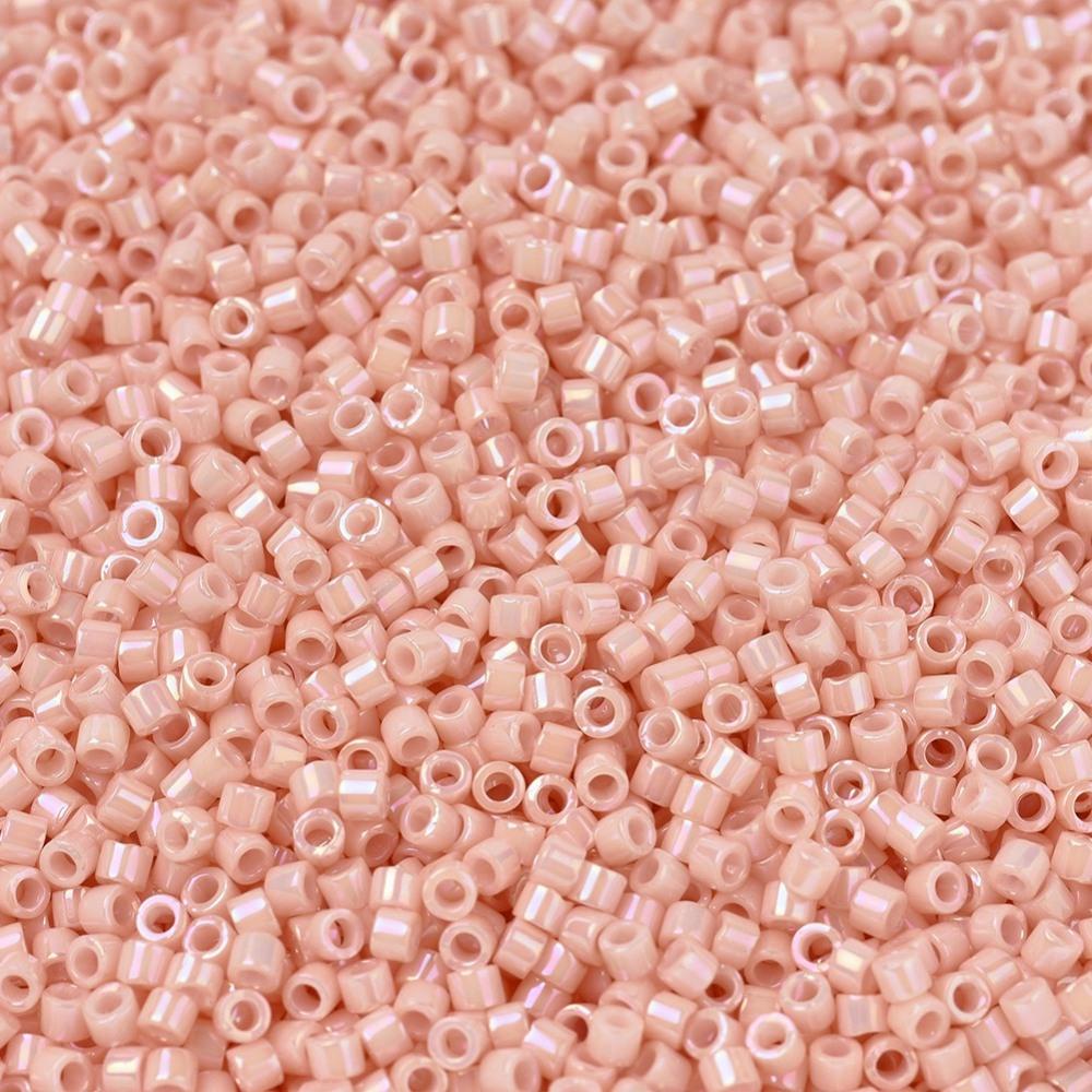 Miyuki Delica Perler, DB 1503, Opaque Light Salmon, 11/0 - Uniq Perler - 4688411
