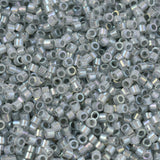 Miyuki Delica Perler, DB 1770, Sparkling Pewter Lined Ab, 11/0 - Uniq Perler - 359858