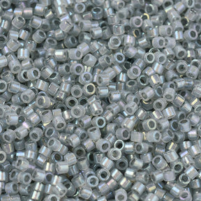 Miyuki Delica Perlen, DB 1770, Glänzendes Zinn mit Ab-Linie, 11/0 - Uniq Perler - 359858