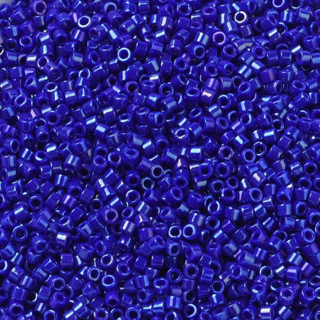 Miyuki Delica Perler, DB 216, Opaque Luster Cobalt, 11/0 - Uniq Perler - 12478