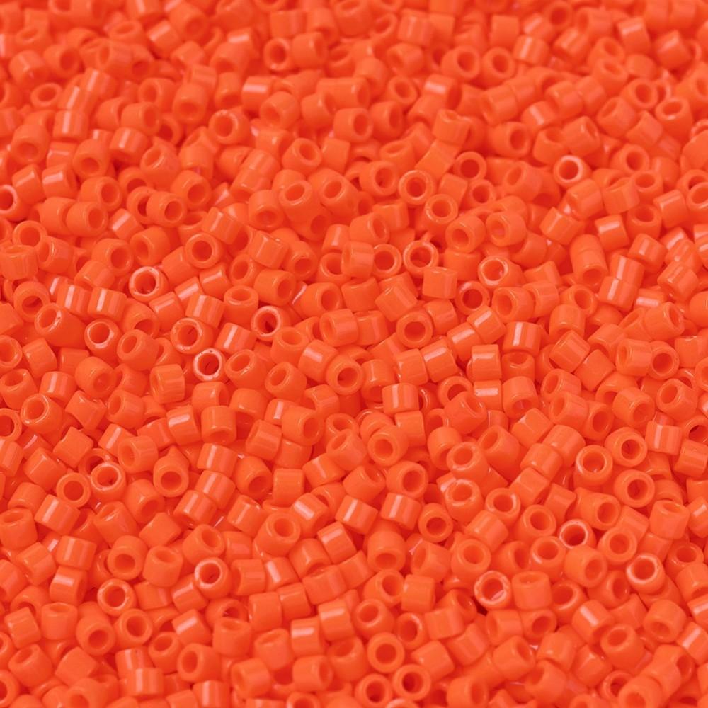 Miyuki Delica Perler, DB 722, Opaque Orange, 11/0 - Uniq Perler - 1387632