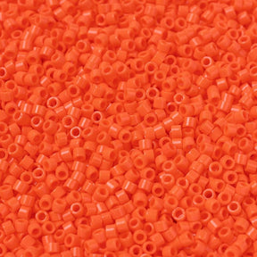 Miyuki Delica Beads, DB 722, Opaque Orange, 11/0 - Uniq Perler - 1387632