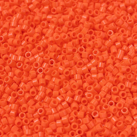 Miyuki Delica Perler, DB 722, Opaque Orange, 11/0 - Uniq Perler - 1387632