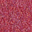 Miyuki Delica Perler, Square, SB18 - 140FR, Matte Red Orange Ab, 1,8mm - Uniq Perler - 4355