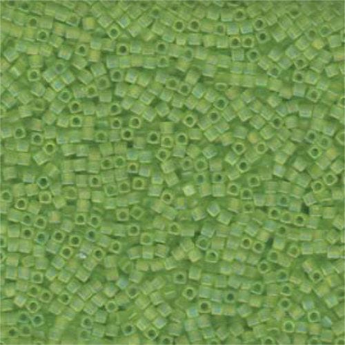 Miyuki Delica Perler, Square, SB18 - 143FR, Matte Chartreuse, 1,8mm - Uniq Perler - 11586