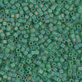 Miyuki Delica Perlen, Quadrat, SB18 - 146FR, Mattgrün, 1,8mm - Uniq Perler - 0000004351