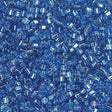 Miyuki Delica Perler, Square, SB18 - 19, Silverline Sapphire, 1,8mm - Uniq Perler - 0000004361
