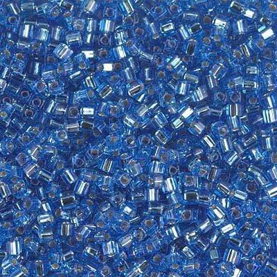 Miyuki Delica Perler, Square, SB18 - 19, Silverline Sapphire, 1,8mm - Uniq Perler - 0000004361