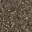 Miyuki Delica Perler, Square, SB18 - 2006, Matte Metallic Dark Bronze, 1,8mm - Uniq Perler - 0000004364