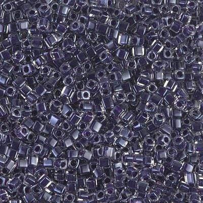 Miyuki Delica Perler, Square, SB18 - 223, Grape Lined Crystal, 1,8mm - Uniq Perler - 0000004372