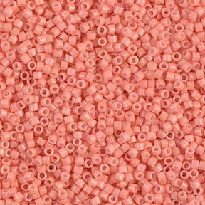 Miyuki Delice Perlen, DB 2112, Duracoat Opaque Dyed Dunkellachs, 11/0 - Uniq Perler - 0000003060