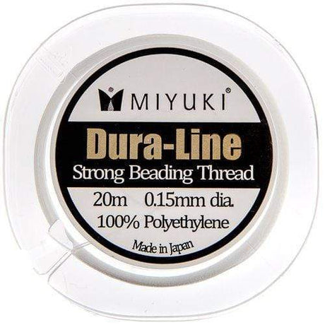 Miyuki Dura - Line Tråd – Hvid (0,15 mm) - Uniq Perler - 13830