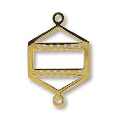 Miyuki Mellemled/Link - Forgyldt Stål - Uniq Perler - 9741, 0005634543