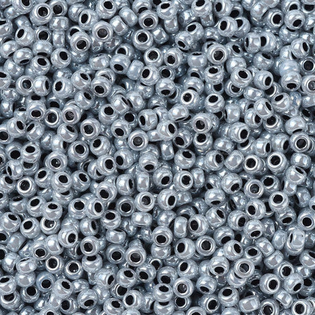 Miyuki Rocailles Perler, RR 0540, Opaque Light Smoke Ceylon, 11/0 - Uniq Perler - 0000012515