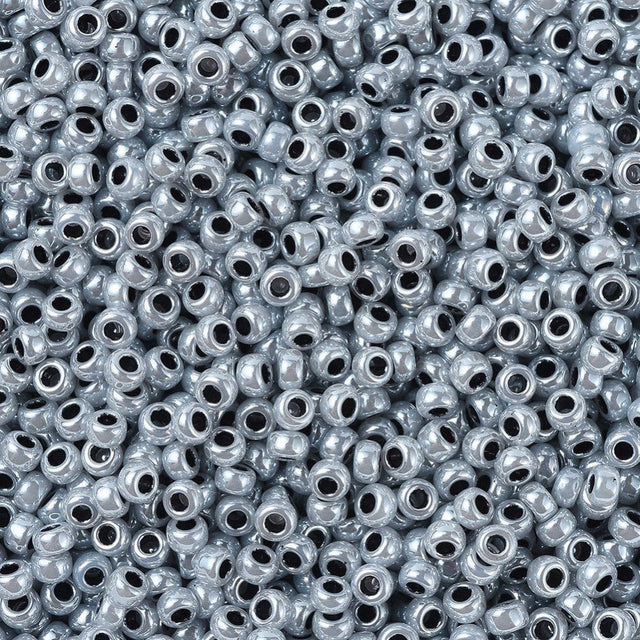 Miyuki Rocailles Perler, RR 0540, Opaque Light Smoke Ceylon, 11/0 - Uniq Perler - 0000012515