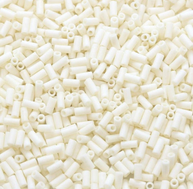 Miyuki Rørperler, BGL1 - 92021, Matte Cream, 10gr - Uniq Perler - 10957, 325326325